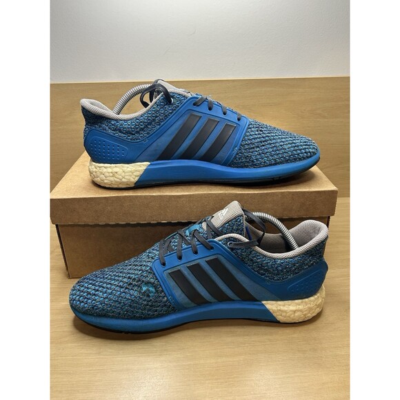 Adidas Solar Boost Mens Size 10 Shoes Energy Blue Black Running Sneakers - Picture 2 of 11
